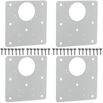 Kit 04 Placas Para Reparo De Porta Dobradiça Armário Mdf QDD