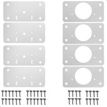 Kit 04 Placas Para Reparo De Porta Dobradiça Armário Mdf RTG Kit 04 Placas Para Reparo De Porta Dobradiça Armário Mdf RTG