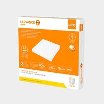 Kit 04 plafon led sobrepor 15w 3000k biv. quadrado ledvance