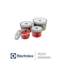 Kit 04 potes redondos de plástico electrolux - 41040060 a15405201