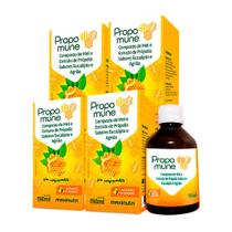 Kit 04 Propomune Xarope Própolis Eucalipto 150 Ml Maxinutri