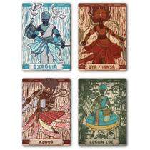 Kit 04 Quadros Decorativos Orixás Cortados e Impressos a Laser Tamanho 20x14cm Cada Exlusivo Kit 04 Quadros Decorativos Orixás Cortados e Impressos a Laser Tamanho 20x14cm Cada Exlusivo