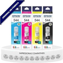 kit 04 refil de tinta T544 / 544 para impressora tank L3250 L1250 - IMPORTADA