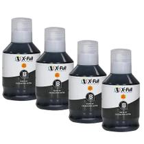 Kit 04 Refil de Tintas Compatível Canon Maxify GI-16 Preto