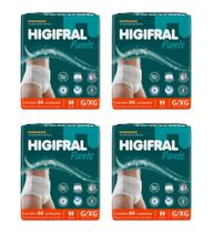 Kit 04 Roupa Intima Higifral Pants Tam G/XG 8Un - Eurofral
