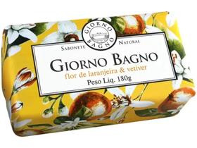 Kit 04 Sabonetes em Barra para o Corpo Giorno Bagno - Flor de Laranjeira e Vetiver 180g