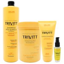 Kit 04 Salão Itallian Trivitt Shampoo Masc. Cond. e Pontas Kit 04 Salão Itallian Trivitt Shampoo Masc. Cond. e Pontas