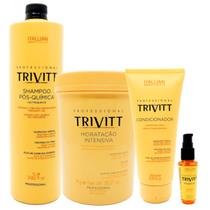 Kit 04 Salão Itallian Trivitt Shampoo Masc. Cond. e Power Oil Kit 04 Salão Itallian Trivitt Shampoo Masc. Cond. e Power Oil