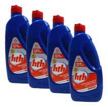 Kit 04 Solução Água Turva Hth 1 Litro Super Decantador Kit 04 Solução Água Turva Hth 1 Litro Super Decantador
