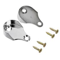 Kit 04 Suportes Cabideiro Oval ou Redondo + Parafusos