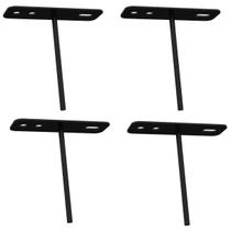 Kit 04 Suportes De Refletor Led Canhão de Luz Fachada Banner Base Estaca Jardim Iluminação Kit 04 Suportes De Refletor Led Canhão de Luz Fachada Banner Base Estaca Jardim Iluminação