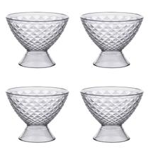 Kit 04 Taças Sobremesa Grande 400ml Acrilico Leve Resistente Doce Sorvete Festa Evento Buffet Infantil Luxxor Paramount Kit 04 Taças Sobremesa Grande 400ml Acrilico Leve Resistente Doce Sorvete Festa Evento Buffet Infantil Luxxor Paramount