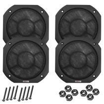 Kit 04 Telas Alto Falante 6 Polegadas Com Parafusos Proteção