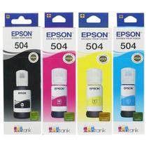 Kit 04 Tinta Original L4260 L4160 L6191 L6171 T504