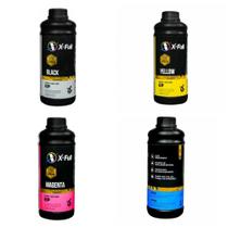 Kit 04 Tinta Para impressora TINTA Corante X-full Cores Litro