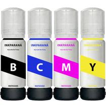 Kit 04 tintas Para impressora L3250, L3210, L5290, L5590 Compatível Epson