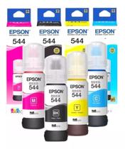 kit 04 tintas para recarga T544 / 544 para impressora tank L3250