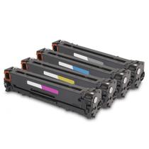 Kit 04 Toner Ce320a 321a 322a 323a 128a Compatível