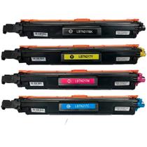 Kit 04 Toner compatível tn217 preto + Coloridos para impressora MFC-L3750CDW