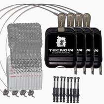 Kit 04 Travas Tecnow para Carrinho de compras em Condominio + 65 Chaves