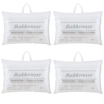 Kit 04 Travesseiros Buddemeyer Toque de Pluma 100% Algodão 233 Fios Kit 04 Travesseiros Buddemeyer Toque de Pluma 100% Algodão 233 Fios
