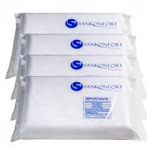 Kit 04 Travesseiros Linha Nina Sankonfort 60x40 Conforto Máximo Antiácaro Antialérgico Kit 04 Travesseiros Linha Nina Sankonfort 60x40 Conforto Máximo Antiácaro Antialérgico