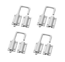 Kit 04 Trincos De Alumínio Para Porta Camarão Branco