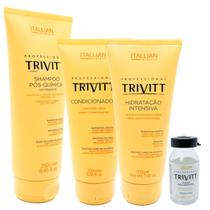 Kit 04 Trivitt Hidratação em Casa Sh - Cond - Masc - 01 Ampola