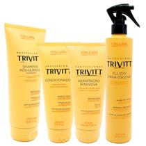 Kit 04 Trivitt Hidratação em Casa Sh - Cond - Masc - Fluido Térmico