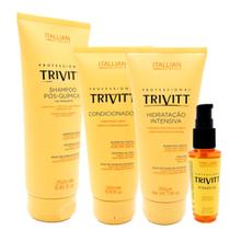 Kit 04 Trivitt Hidratação em Casa Sh - Cond - Masc - Power Oil