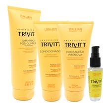 Kit 04 Trivitt Hidratação em Casa Sh - Cond - Masc - Reparador Kit 04 Trivitt Hidratação em Casa Sh - Cond - Masc - Reparador