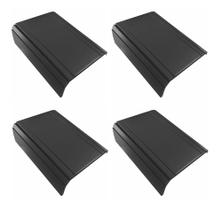 Kit 04 un Esteiras Suporte Reta Flexivel P/ Braço Sofá Preta Kit 04 un Esteiras Suporte Reta Flexivel P/ Braço Sofá Preta