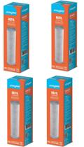 KIT 04 UN Refil Acquabios P/ filtros tipo POU Acqua 230 ou de 9.3/4"