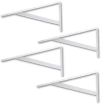 Kit 04 Un Suporte Mão Francesa Para Prateleira 48,5X26Cm