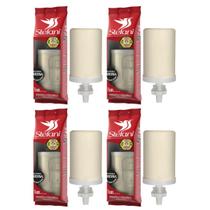 Kit 04 Un Vela Stéfani São João Tradicional Original S João Cerâmica Filtro Barro Purificador Água Potável Refil Alta Qualidade Durabilidade Economico Kit 04 Un Vela Stéfani São João Tradicional Original S João Cerâmica Filtro Barro Purificador Água Potável Refil Alta Qualidade Durabilidade Economico