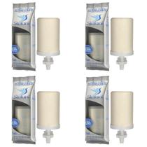 KIT 04 UN Vela Stéfani Tripla Ação Carv prata Esterilizante Material cerâmico, Nanopartículas de prata, Carvão ativado vegetal,carvão ativado