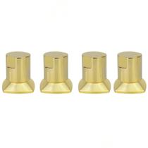 Kit 04 und Acabamento Registro Dourado Ouro Encaixe Padrao Deca Docol 1.2 e 3.4 Kit 04 und Acabamento Registro Dourado Ouro Encaixe Padrao Deca Docol 1.2 e 3.4