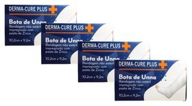 Kit 04 unidades de Curativo Bota De Unna 10,2cm X 9,2m Derma Cure