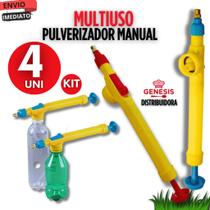 Kit 04 unidades Pulverizador Para Garrafa Pet Plantas Manual Borrifador Premium Qualidade Garantida