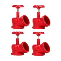 Kit 04 Válvula Registro Globo Angular 45 2.1/2 Hidrante Pn16