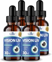 Kit 04 Vision Liv - Astaxantina, Zeaxantina, Luteína, Vitaminas e Zinco 30ml Celliv Kit 04 Vision Liv - Astaxantina, Zeaxantina, Luteína, Vitaminas e Zinco 30ml Celliv