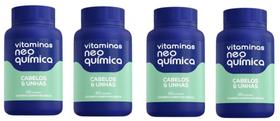 Kit 04 Vitamina Cabelos E Unhas C 60cp - Neo Quimica
