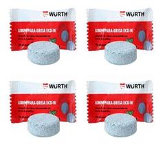 Kit 04un - Limpa Para-Brisa Pastilha Eco-W 5g - Wurth