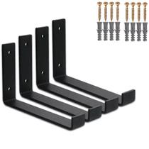 Kit 04un Mão Francesa Invertida Industrial Para Tábua 20cm