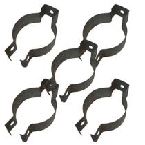 Kit 05 abracadeira tipo d 1 1/4" com parafuso