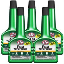 Kit 05 Aditivos para Combustível STP Flex Treatment - 200ml - Trata até 50 Litros - Limpa Injetores - ST-2085BR