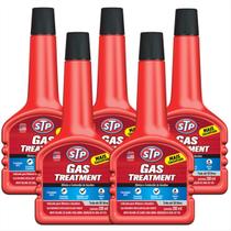 Kit 05 Aditivos para Combustível STP Gas Treatment - 200ml - Trata até 50 Litros - Para Gasolina e GNV - ST-2050BR