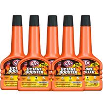 Kit 05 Aditivos para Combustível STP Octane Booster - 200ml - Trata até 50 Litros - Restaura Potência - ST-2090BR