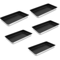 Kit 05 Assadeiras Antiaderente Forno GN 52,5x32,0x6,2 - ABC