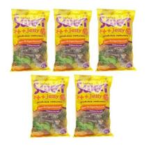 Kit 05 Balas De Algas Marinhas Sweet Jelly Sabor Frutas 200g Kit 05 Balas De Algas Marinhas Sweet Jelly Sabor Frutas 200g